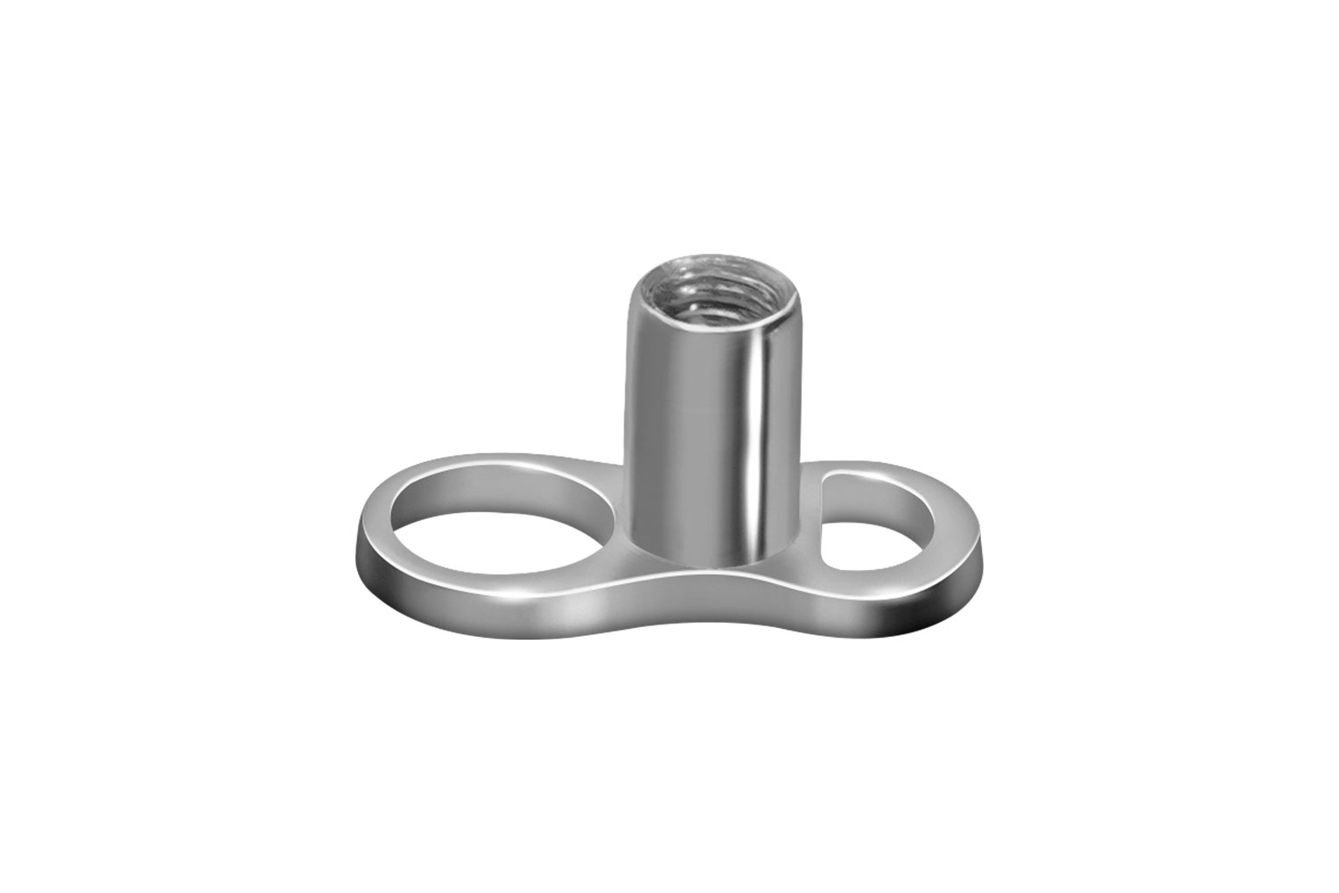Titanium mini dermal anchor