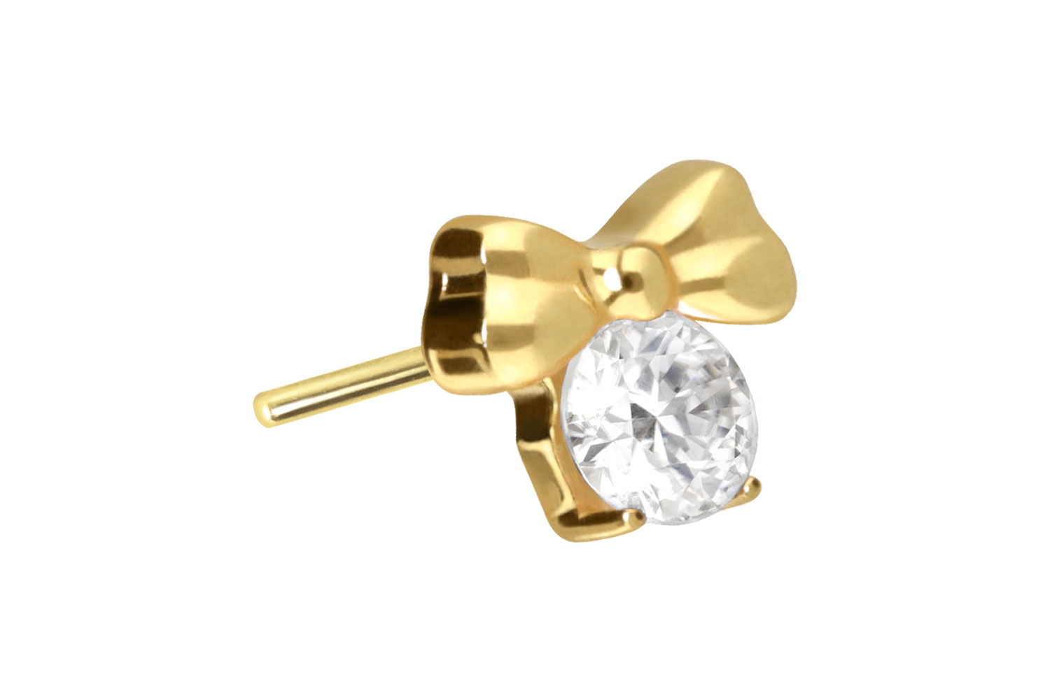 Titan Aufsatz mit Push Pin SCHLEIFE + KRISTALL