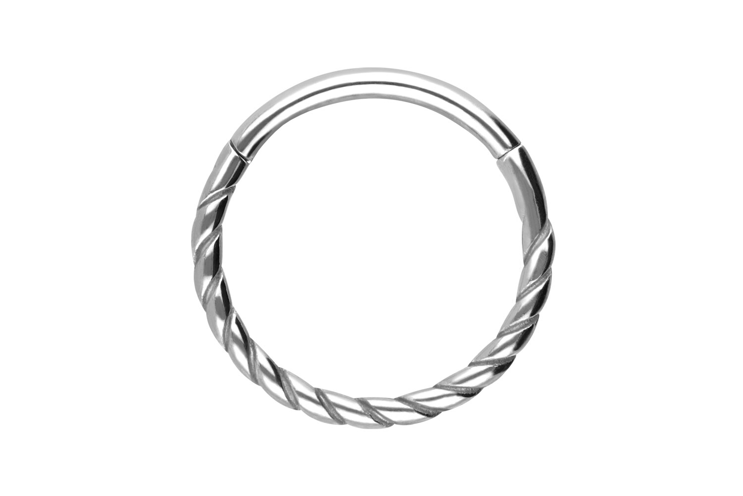 Chirurgenstahl Segmentring Clicker GEDREHT Chirurgenstahl Segmentring Clicker GEDREHT