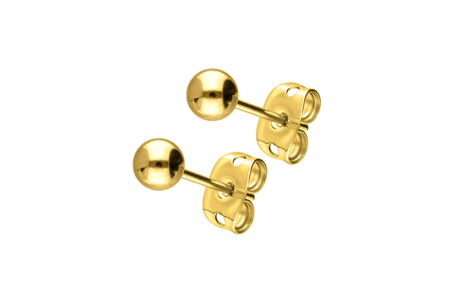Titanium ear studs BALL