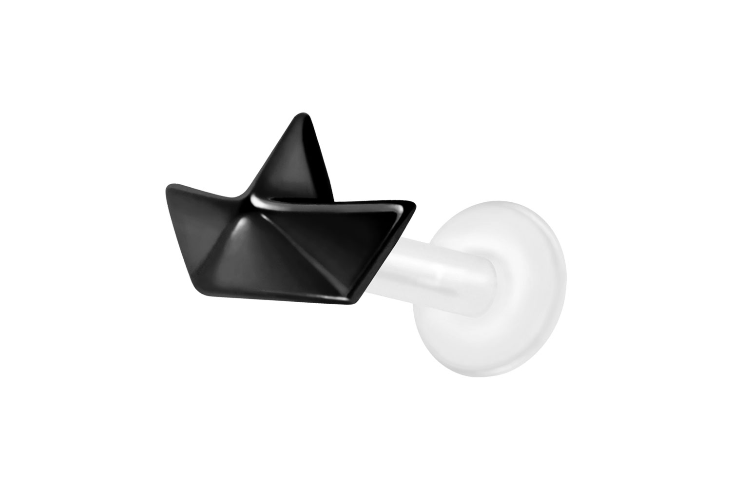 PTFE Labret mit Innengewinde + Titan-Aufsatz SEGELBOOT