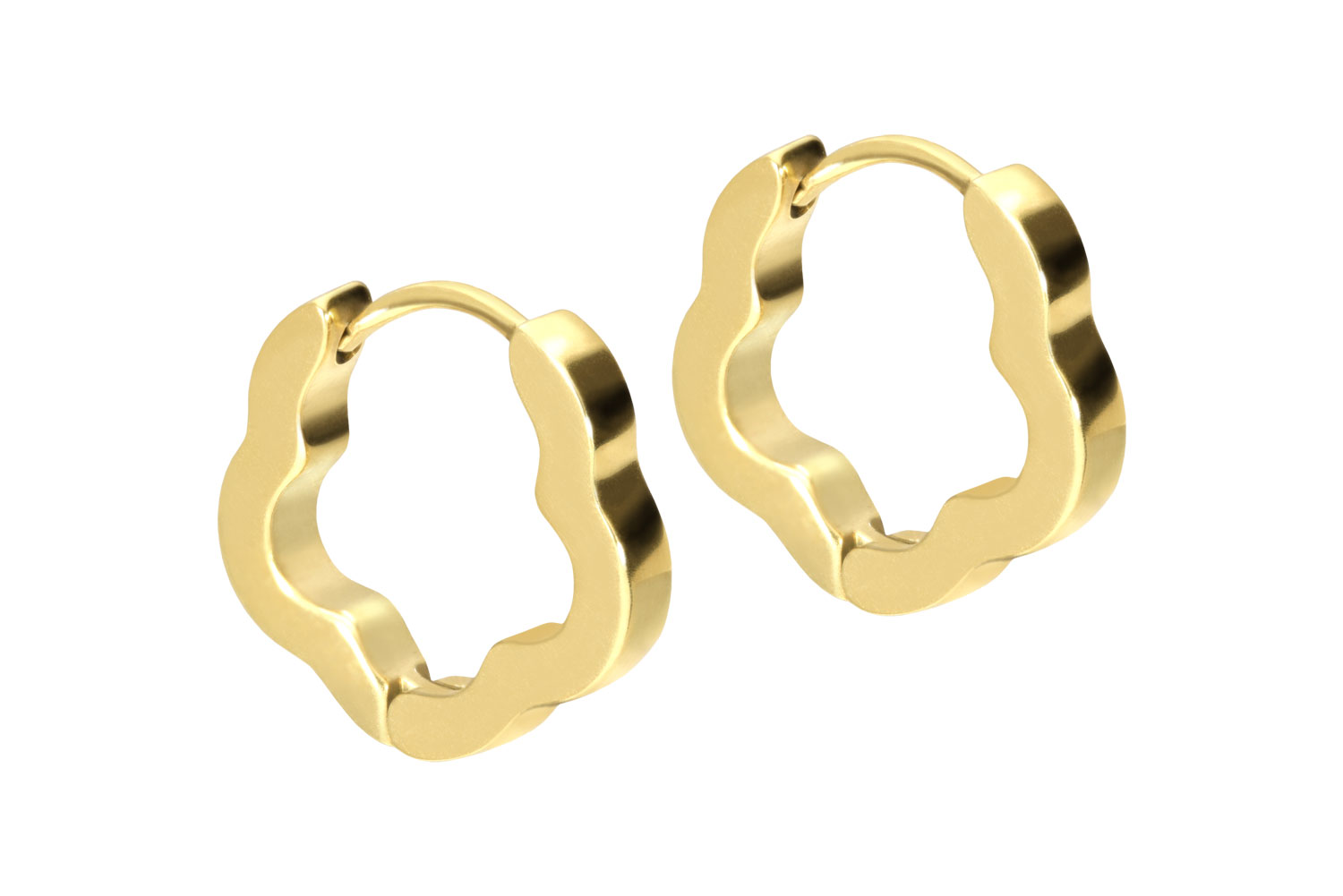 Chirurgenstahl Ohrclicker Creolen BLUME