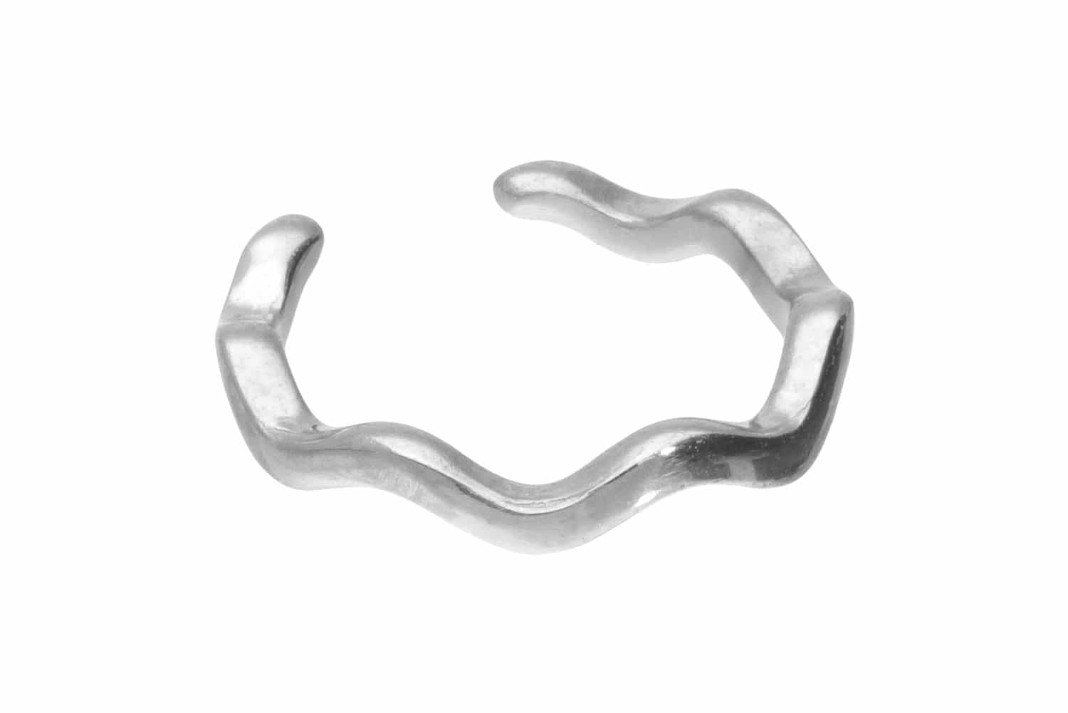 Surgical steel fake ear cuff WAVE