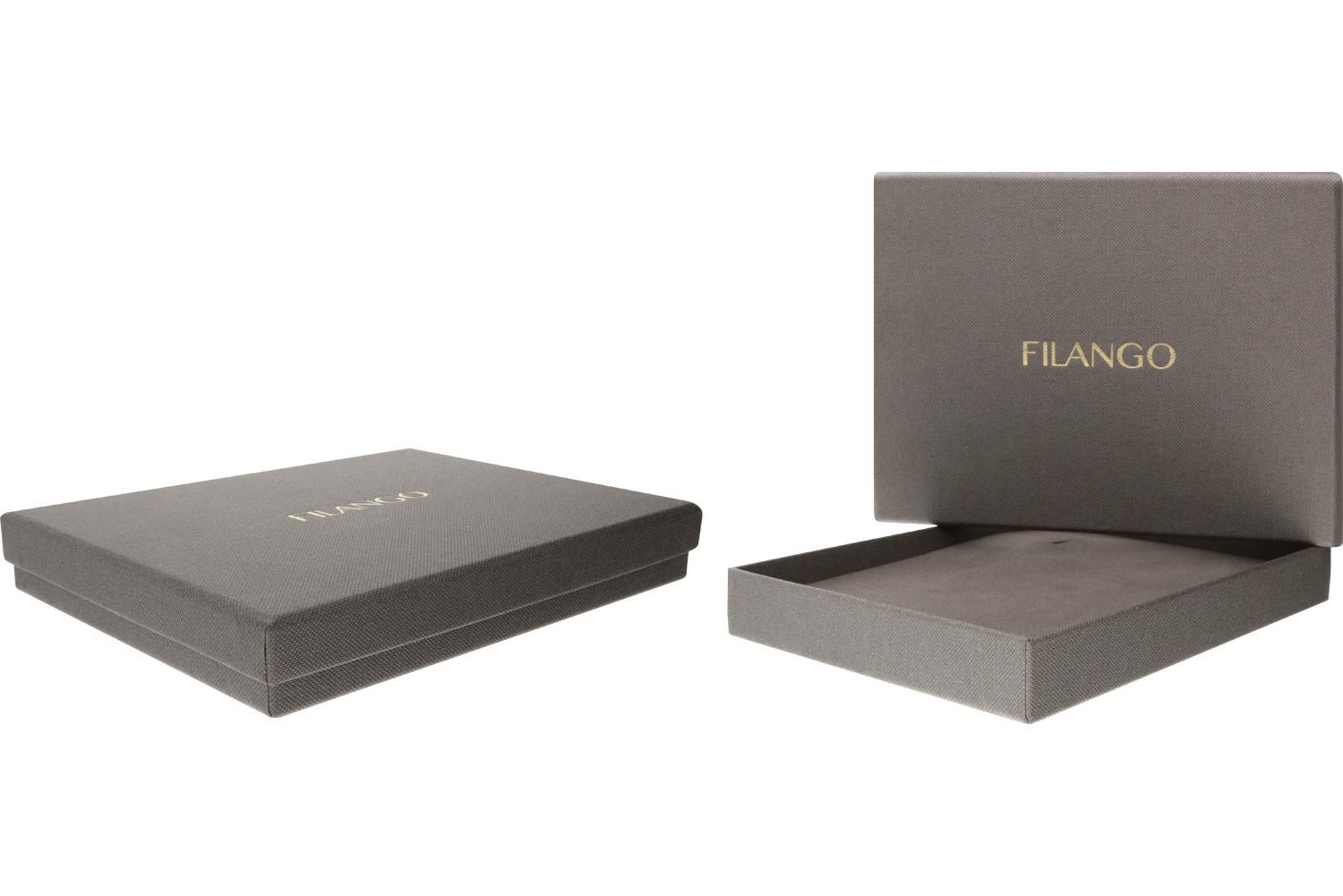 Gift box with foam material + FILANGO imprint - taupe