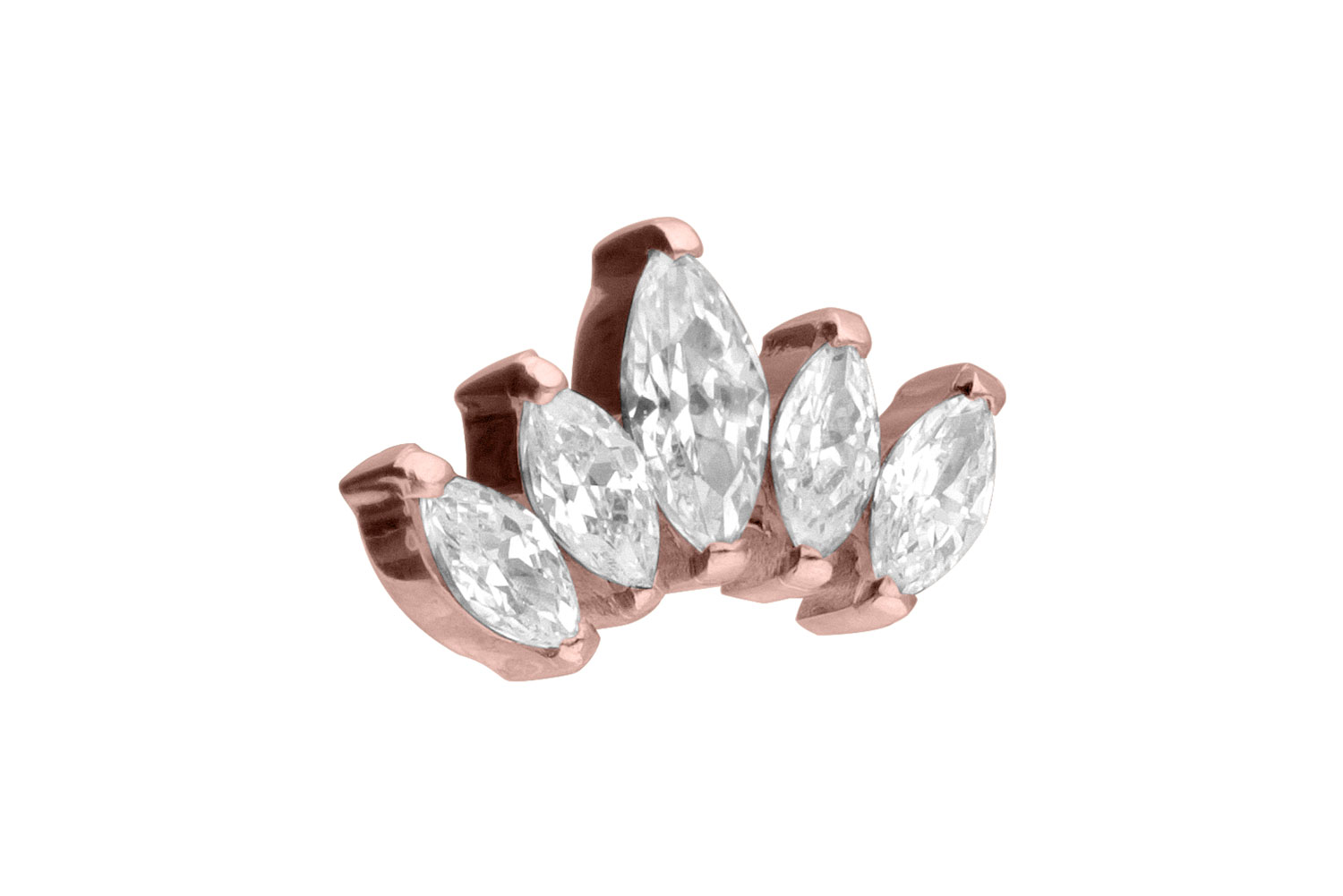 Titanium screw-in attachment with internal thread LOTUS BLOSSOM