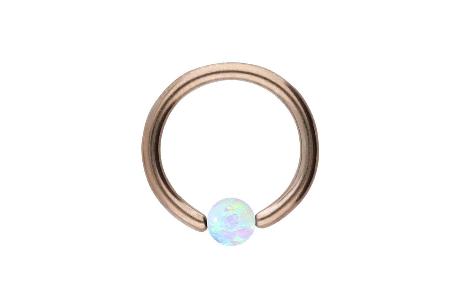 Titan Klemmkugelring SYNTHETISCHER OPAL