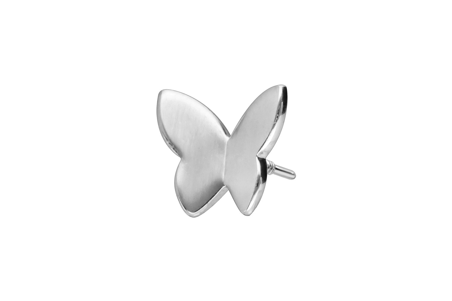 14 Karat Gold Schraubaufsatz mit Außengewinde SCHMETTERLING