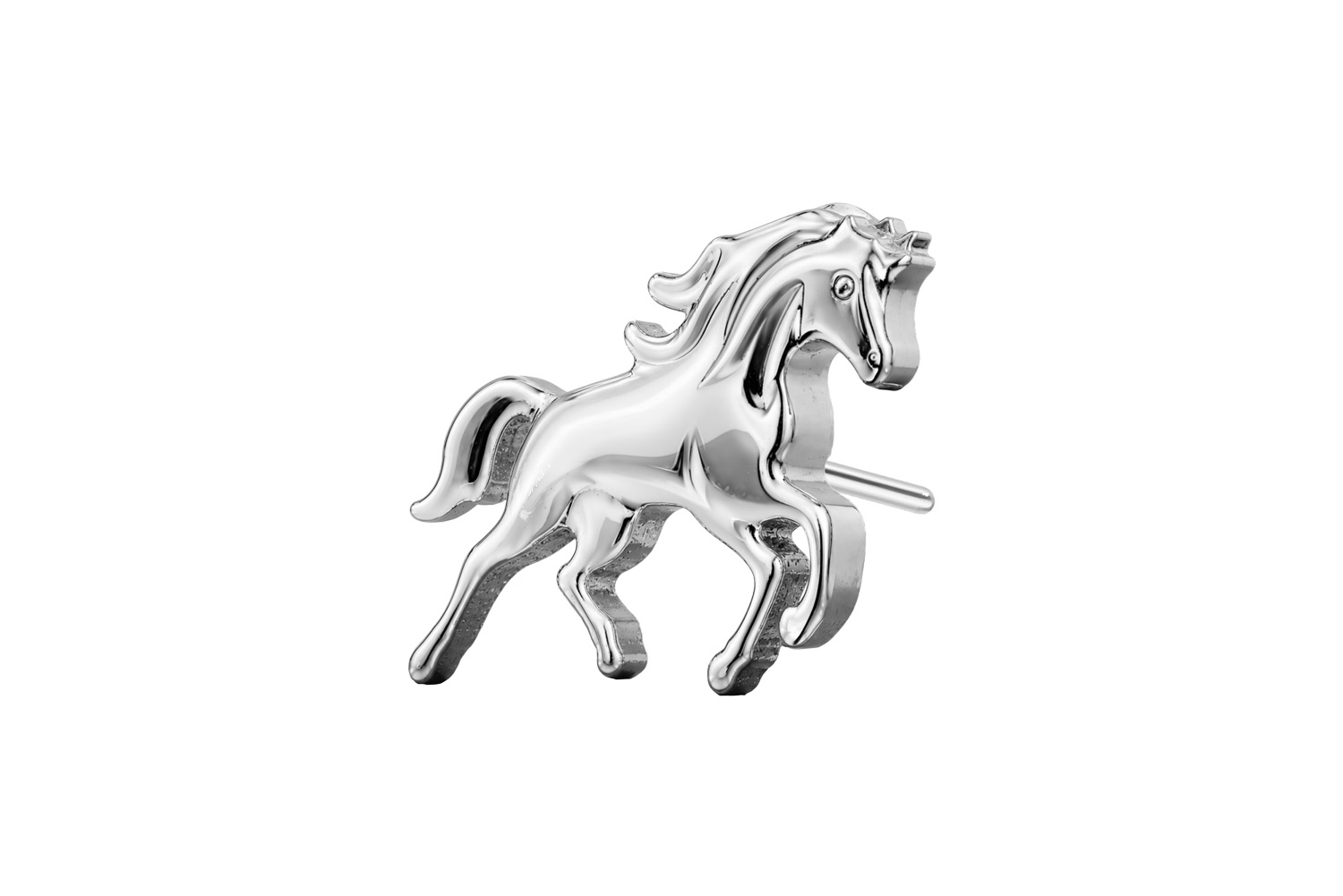 Titanium attachment with push pin HORSE
