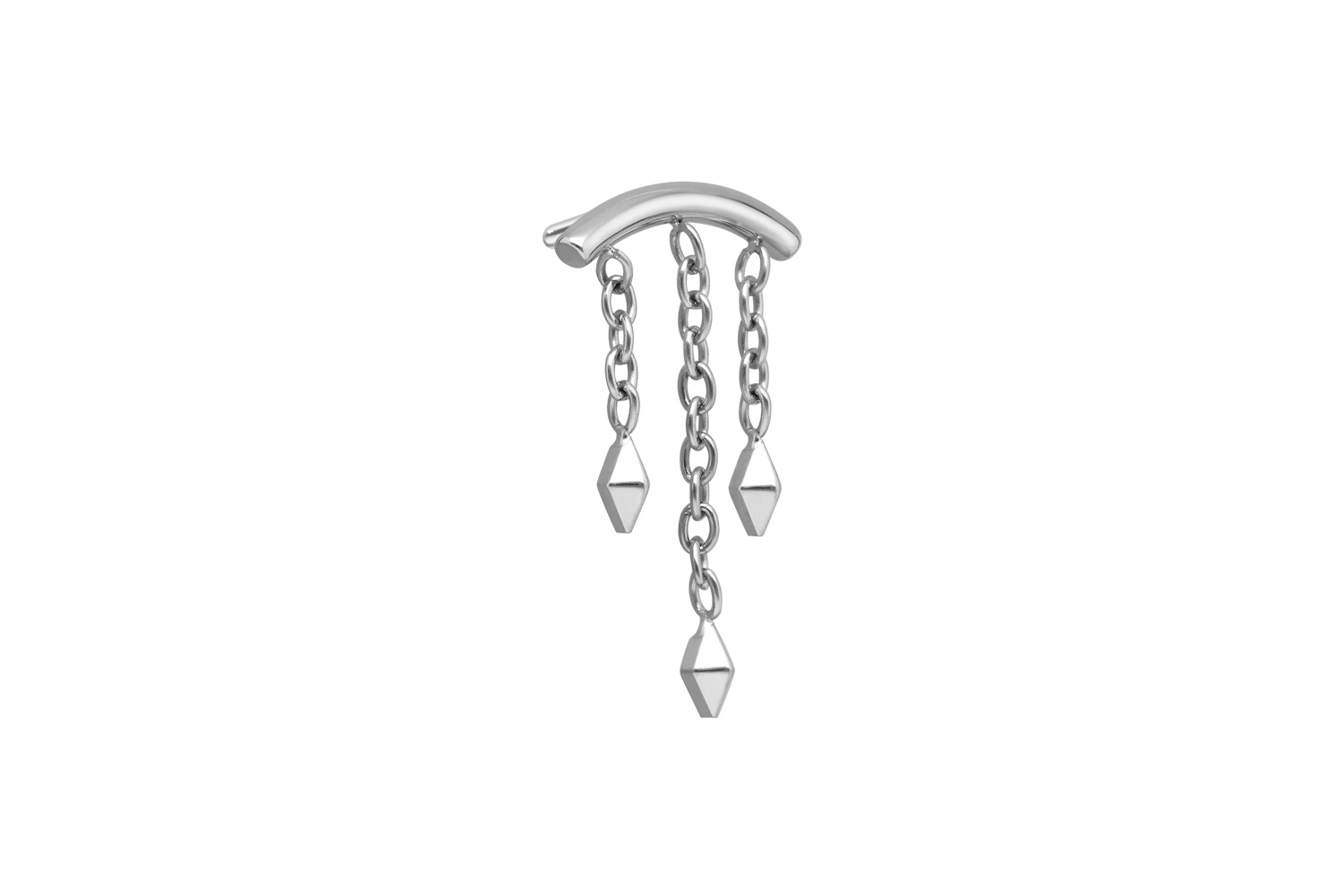 Titanium attachment with push pin WIND CHIME