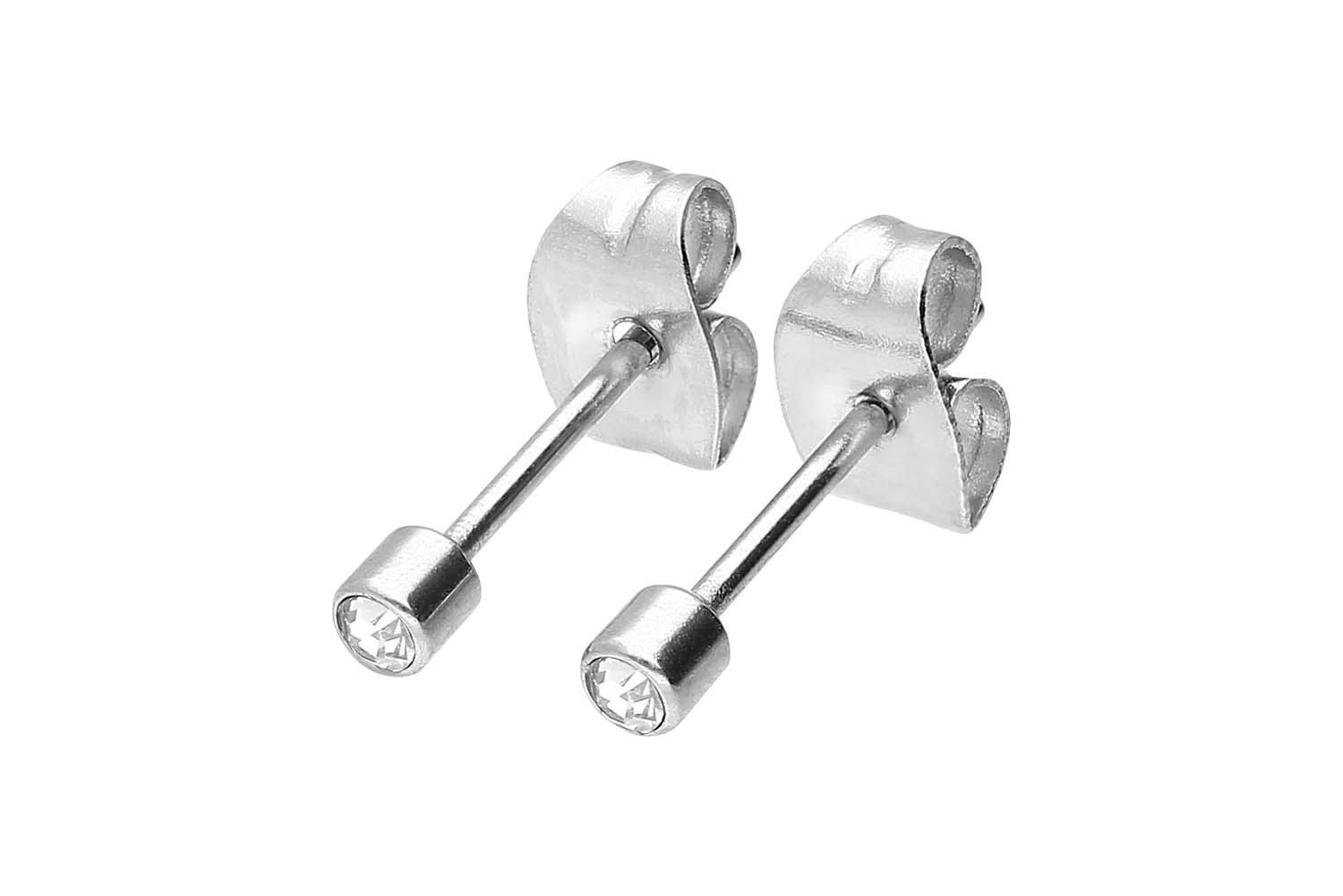 Chirurgenstahl Ohrstecker KRISTALL
