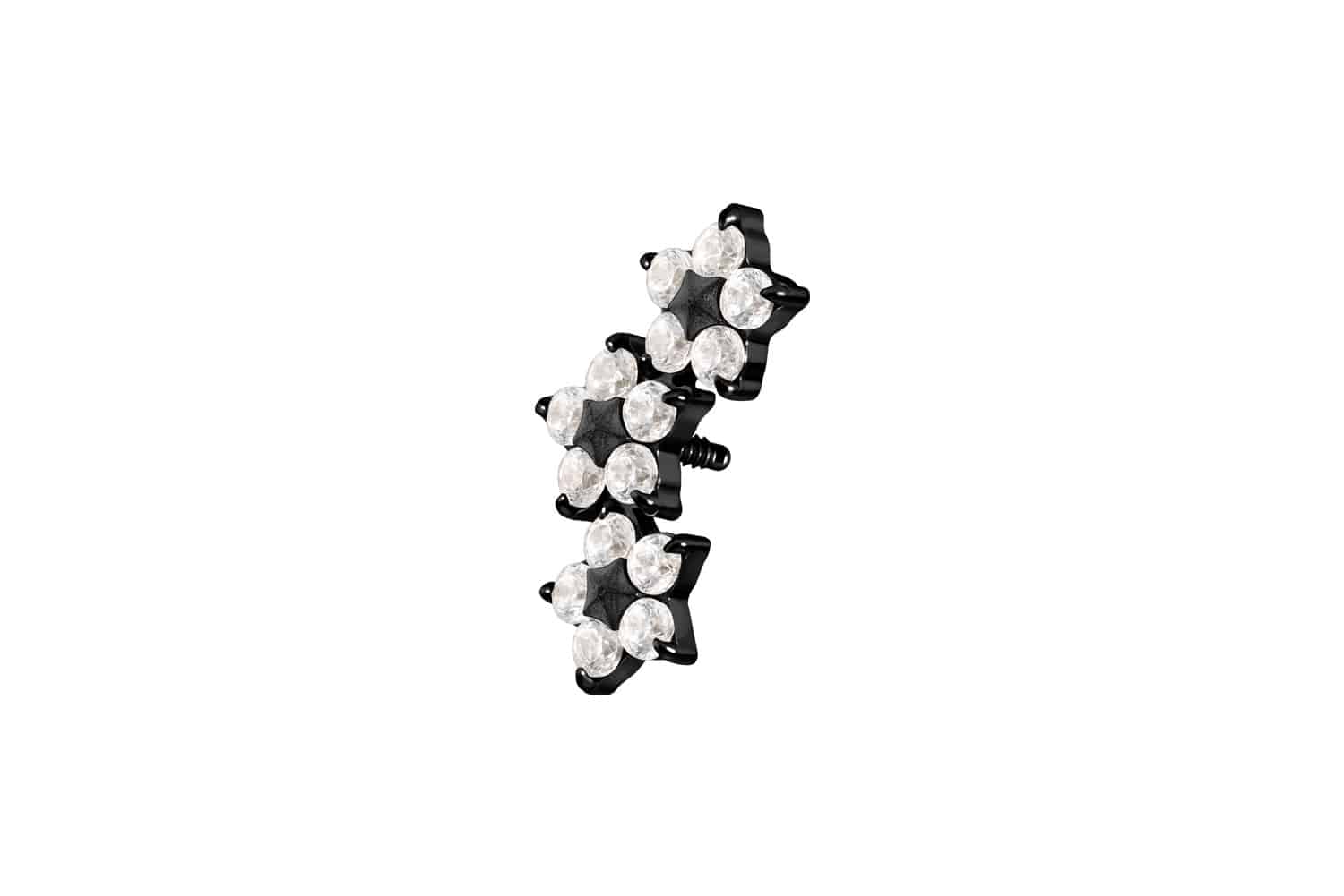Titan Schraubaufsatz mit Außengewinde 3 KRISTALLBLUMEN Titan Schraubaufsatz mit Außengewinde 3 KRISTALLBLUMEN