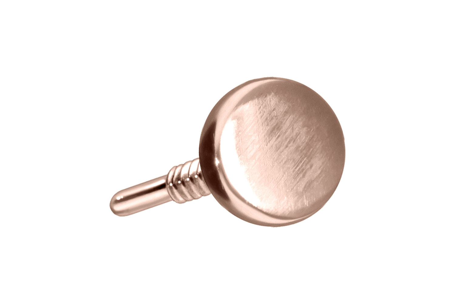 14 carat gold screw-in attachment with external thread DISC