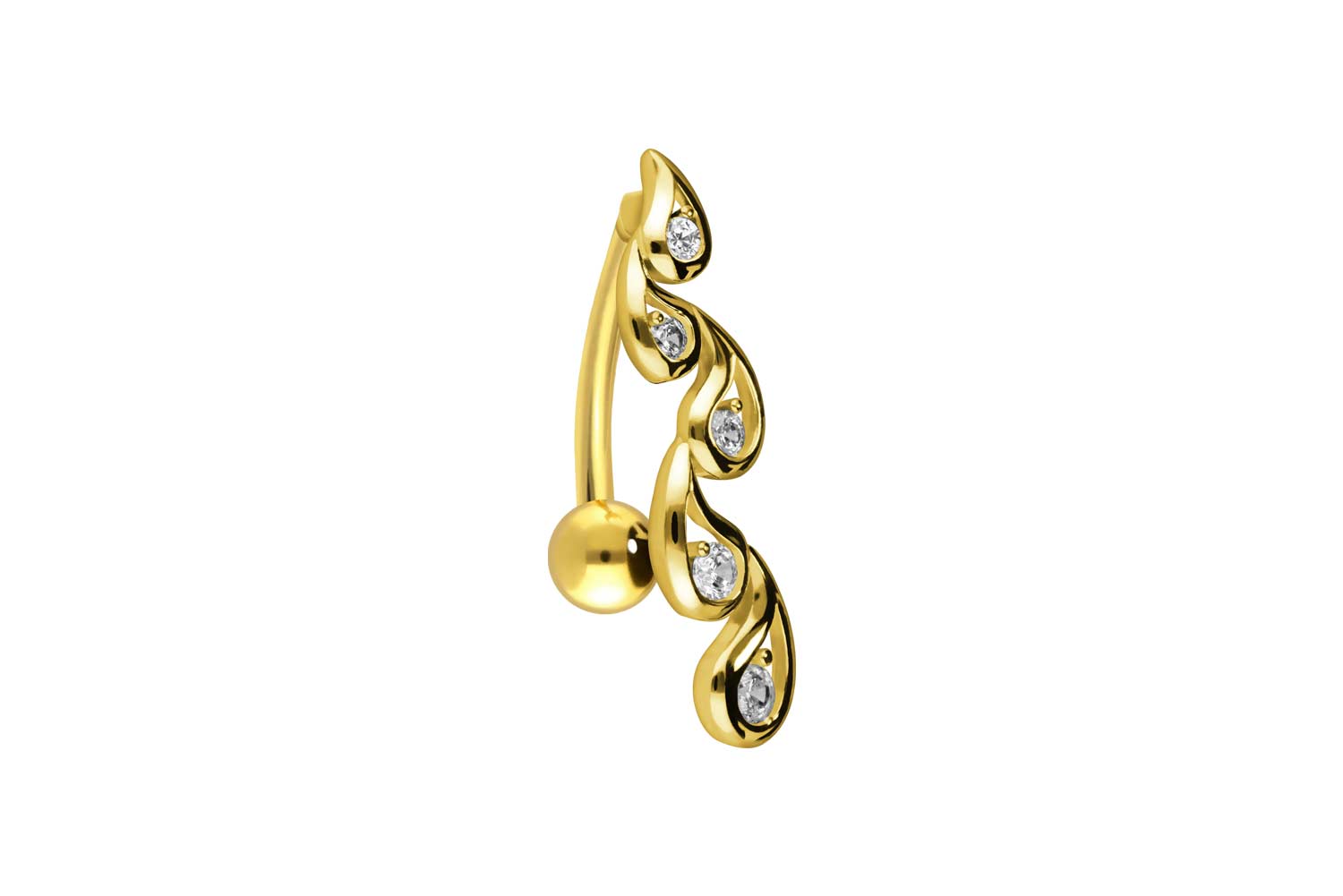 18 Karat Gold Bananabell ORIENTALISCHES DESIGN