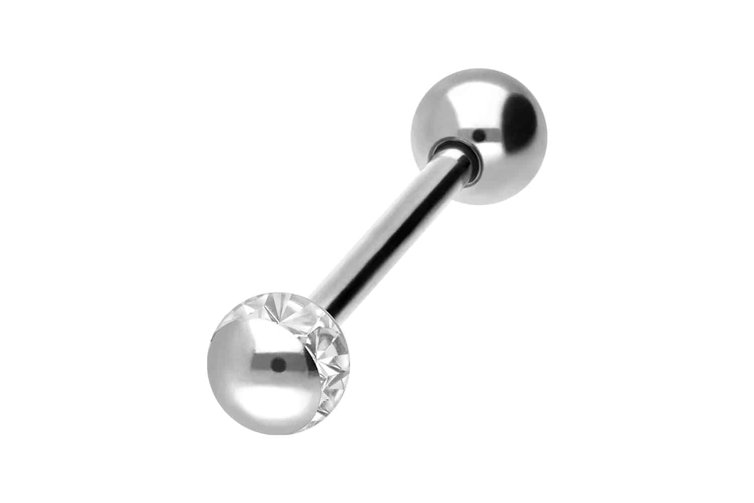 Chirurgenstahl Barbell EPOXY-RING- + CHIRURGENSTAHL-KUGEL