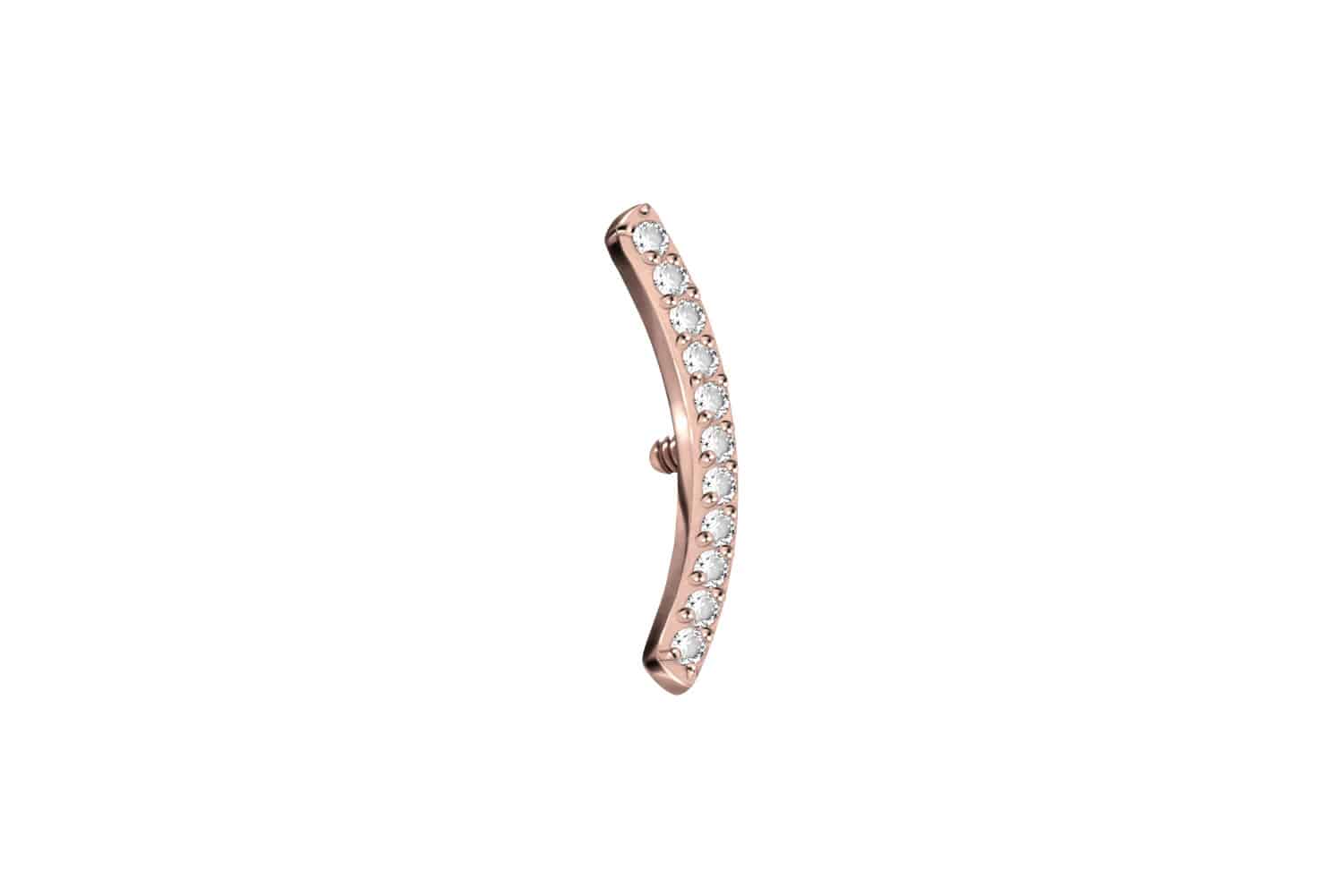 Titanium screw-in attachment with external thread CRYSTAL ARCH ++SALE++