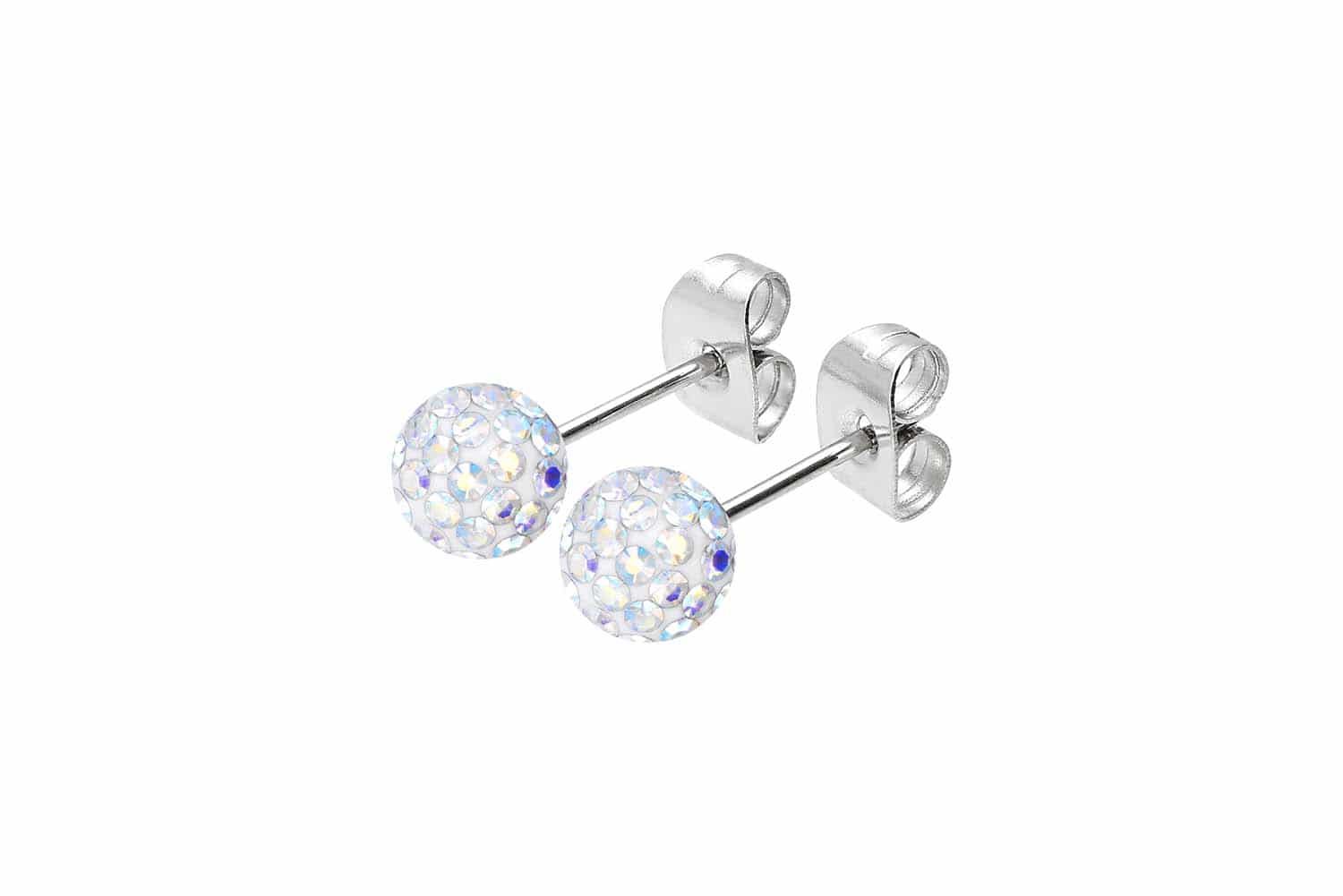 Surgical steel ear studs EPOXY