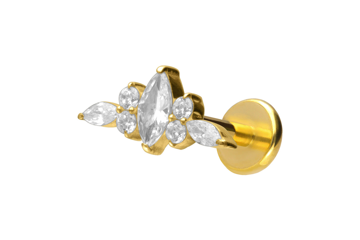 Titan Labret mit Push Fit DESIGN