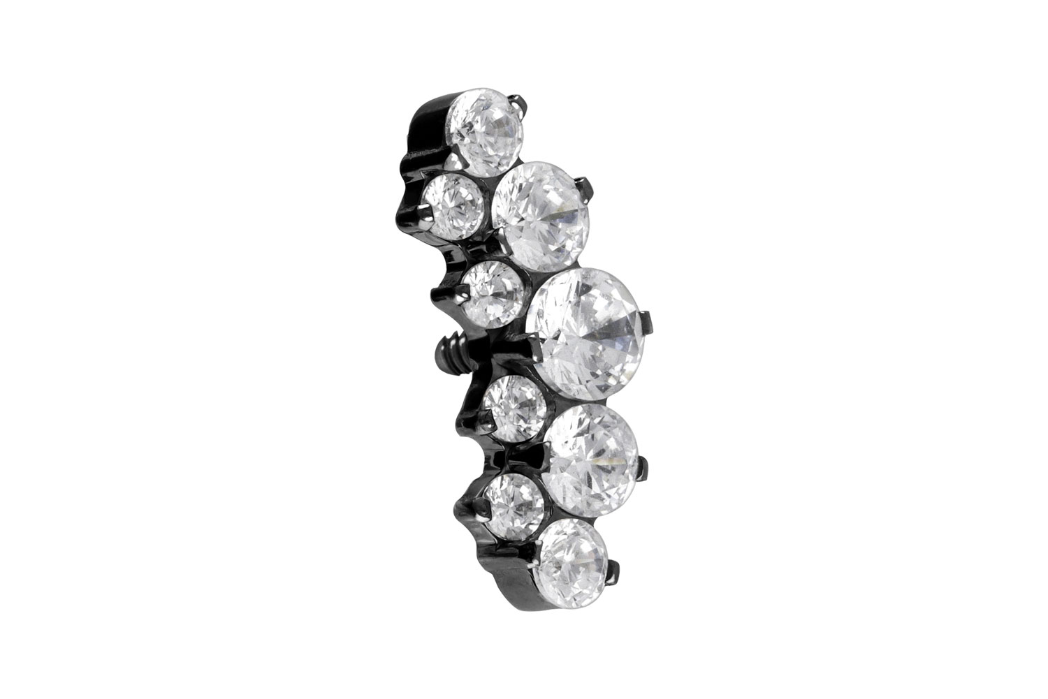 Titanium screw-in attachment with external thread CRYSTAL ARCH