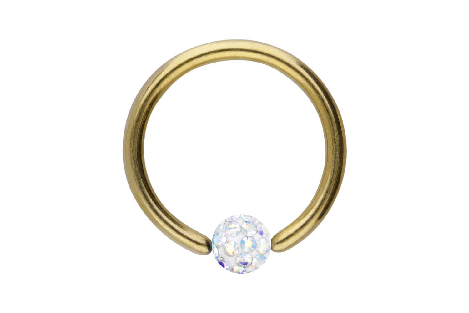 Surgical steel ball closure ring EPOXY BALL