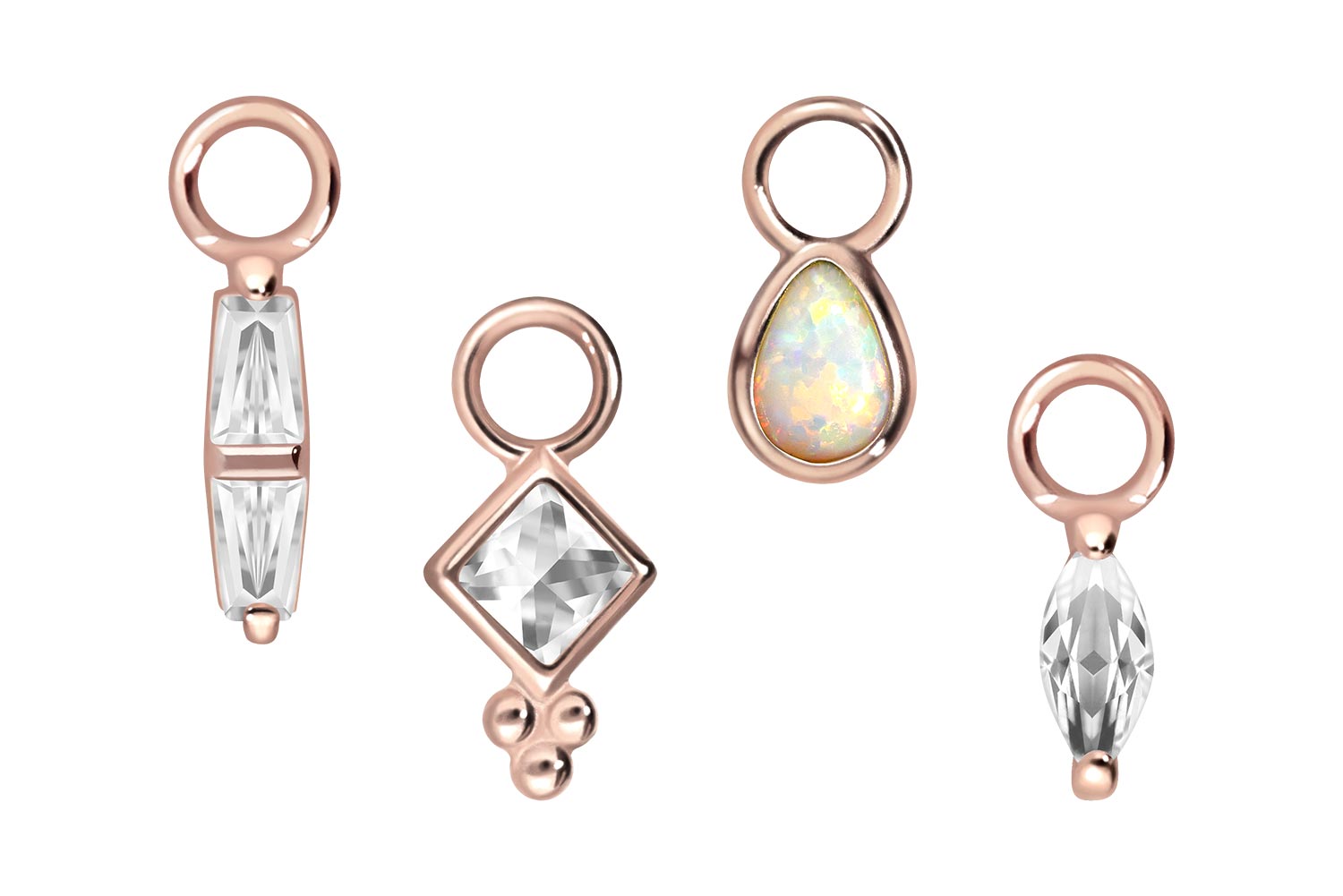 SET Chirurgenstahl Anhänger für Clicker MIX