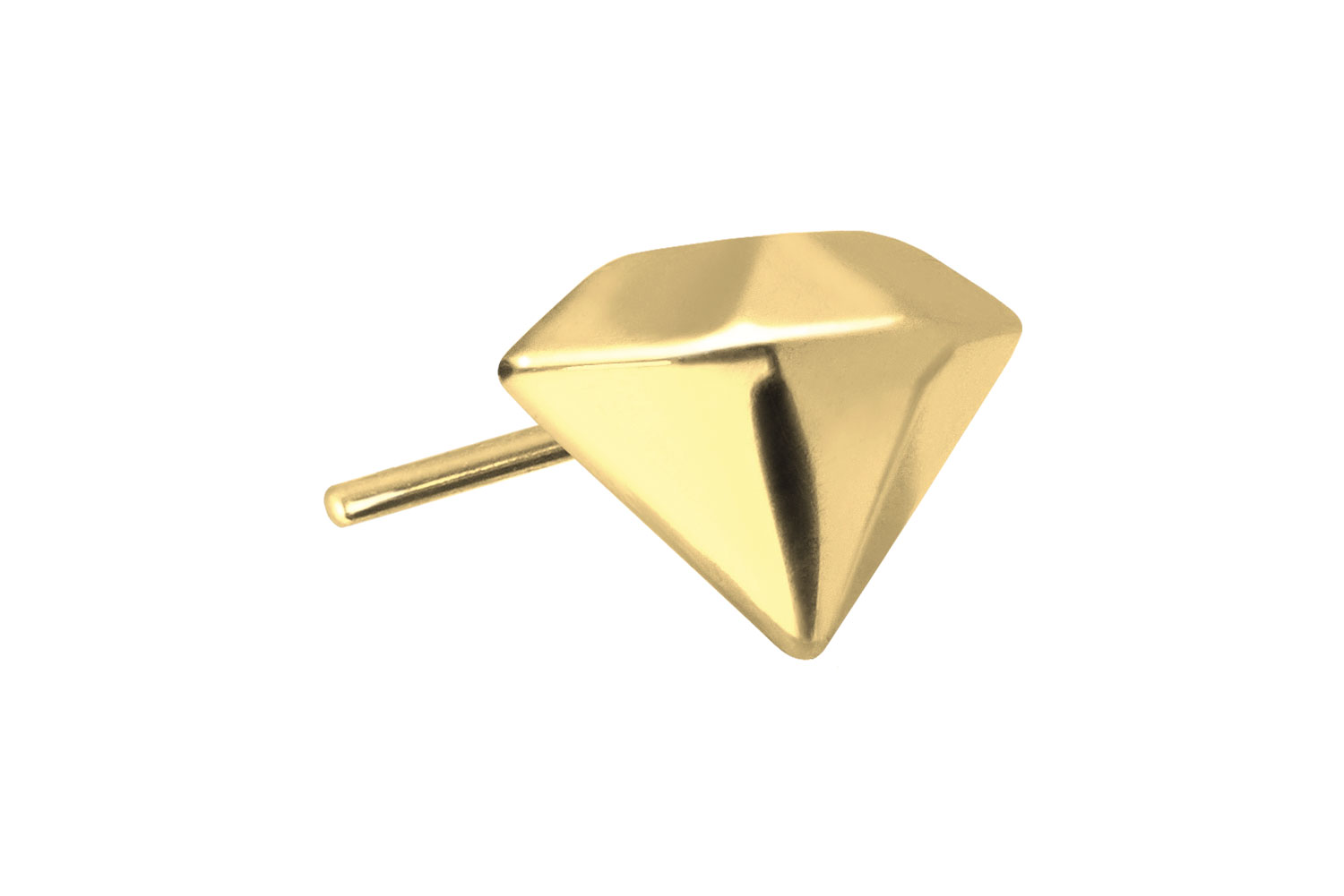 Titanium attachment with push pin DIAMOND