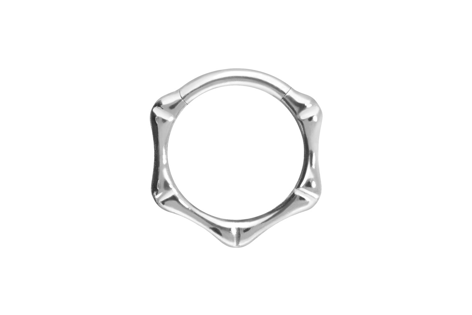 Titanium segment ring clicker BONES Titanium segment ring clicker BONES
