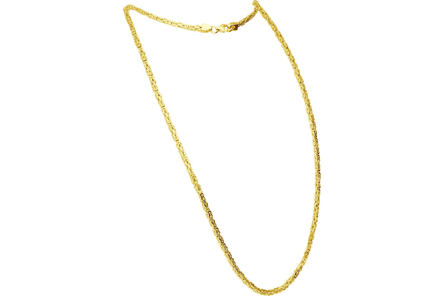 925 silver king chain rhodium-plated / gold-plated