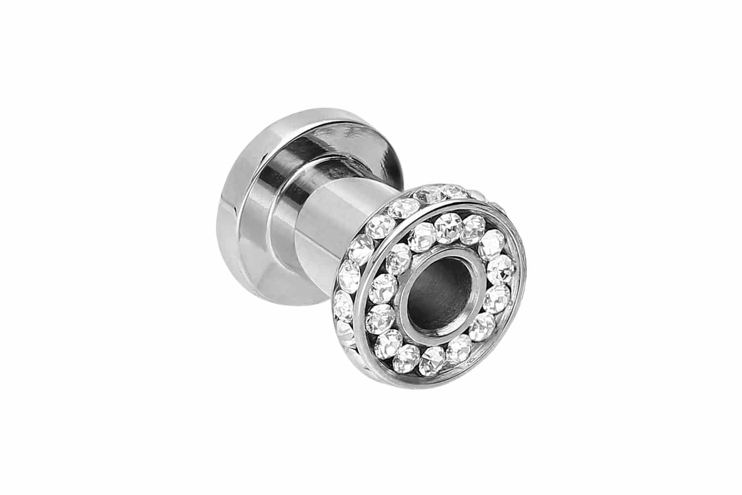 Surgical steel tunnel DOUBLE CRYSTAL BORDER ++SALE++