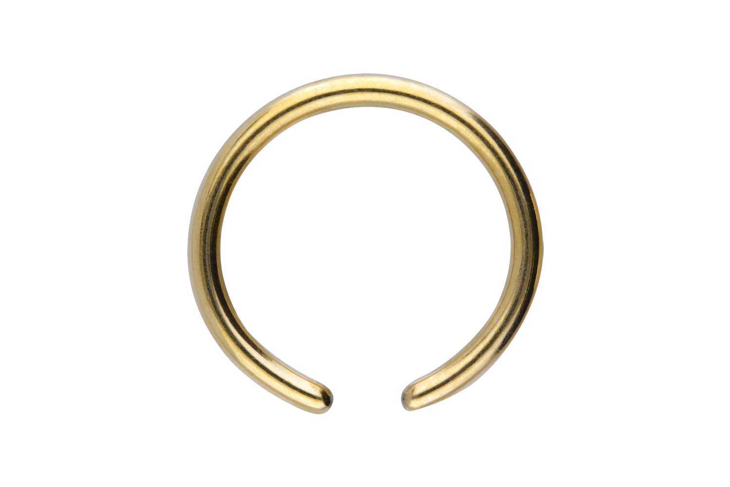 Titanium ball closure ring without ball