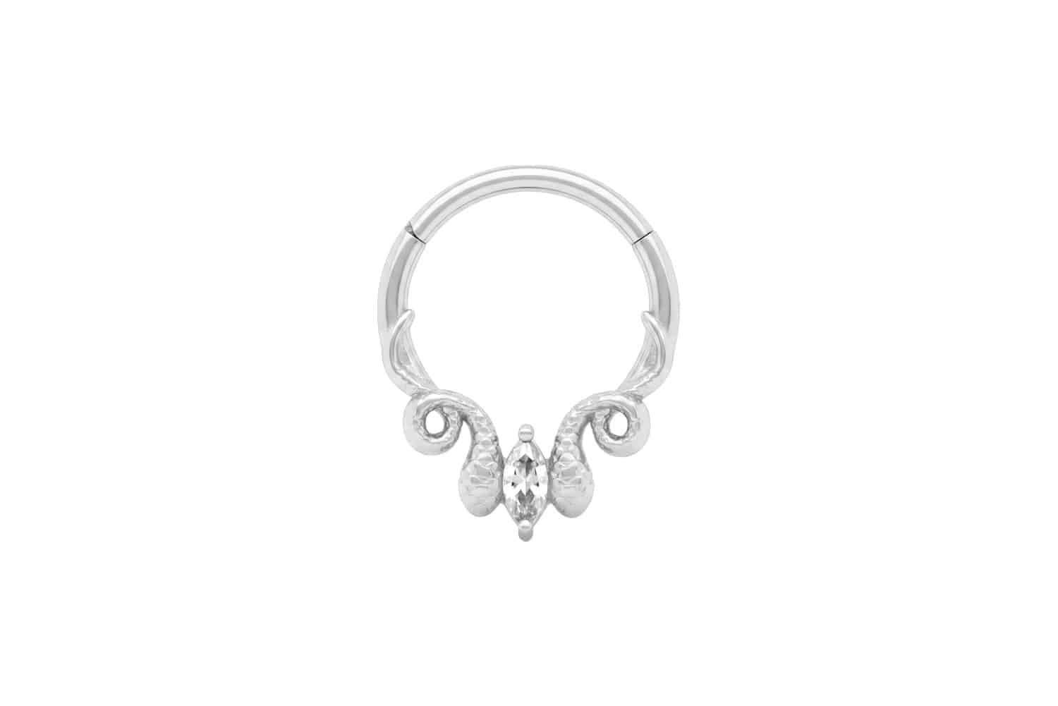 Surgical steel segment ring clicker 2 SNAKES