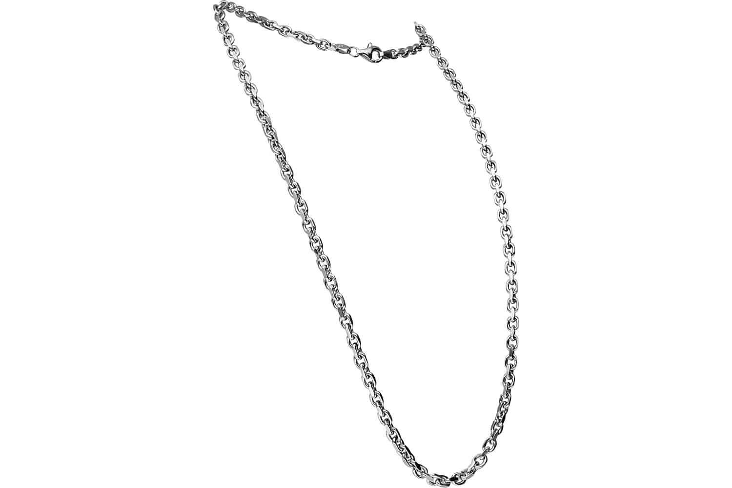 925 silver anchor chain rodhium-plated ++SALE++