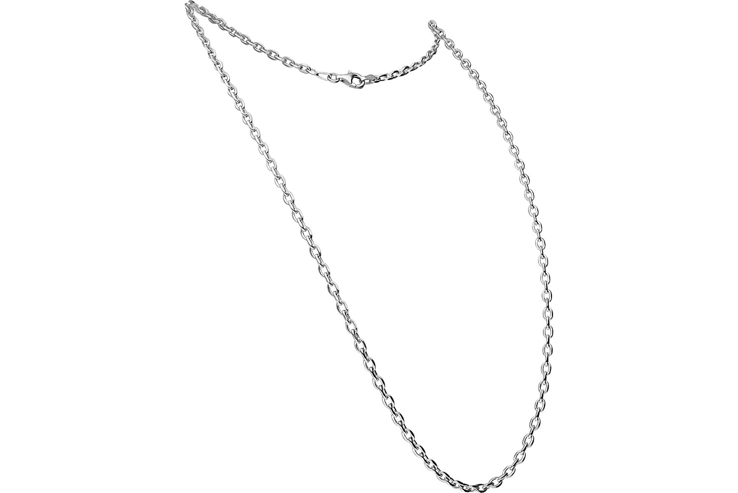 925er Silber Ankerkette rhodiniert ++SALE++