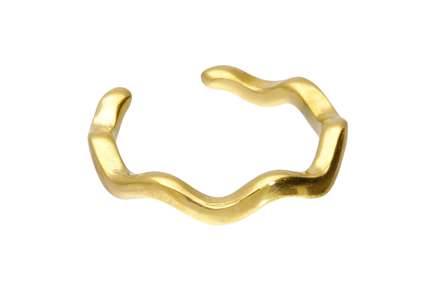Surgical steel fake ear cuff WAVE