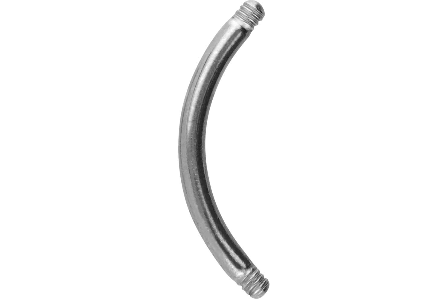 Surgical steel banana without balls