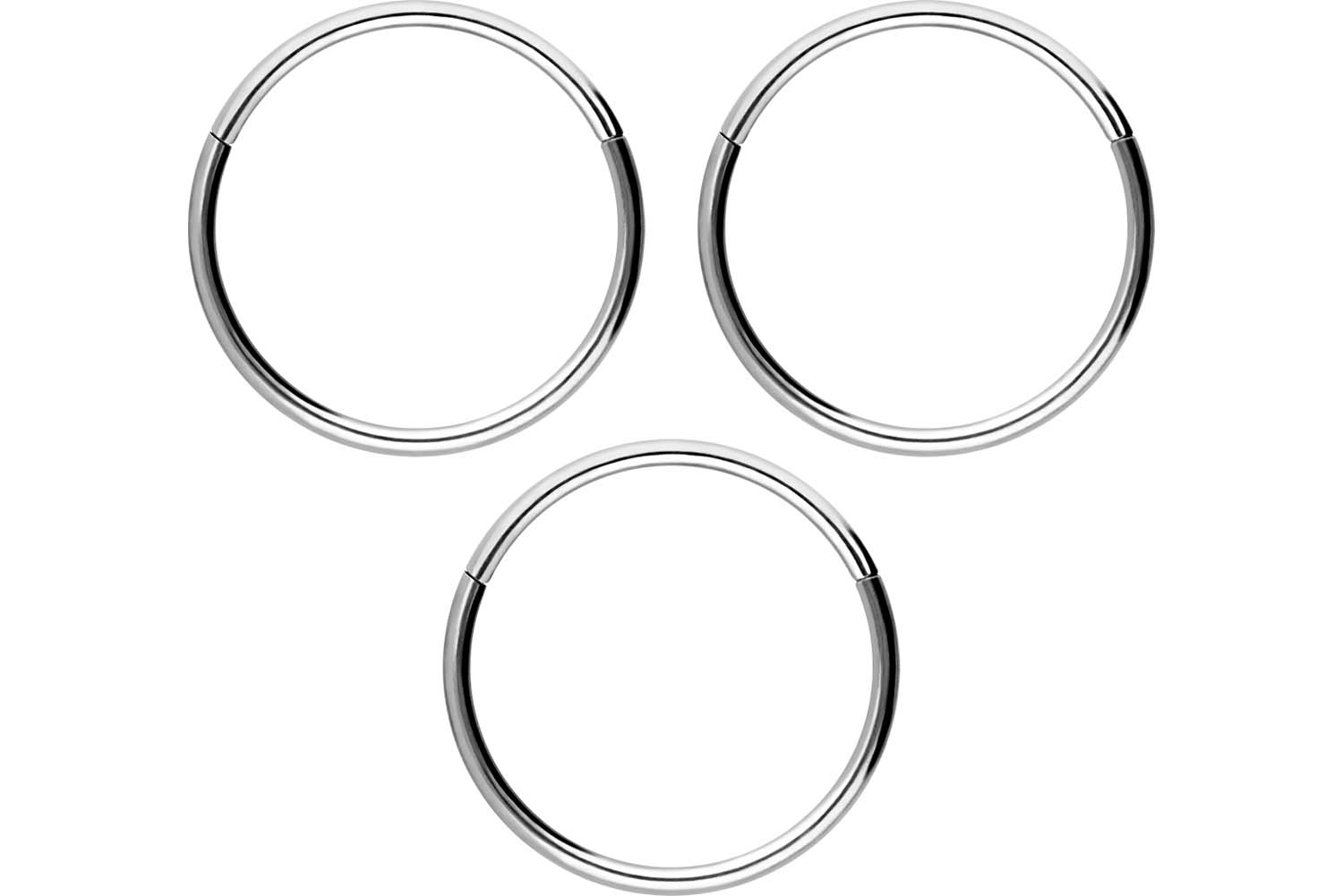 SET Surgical steel segment ring clicker