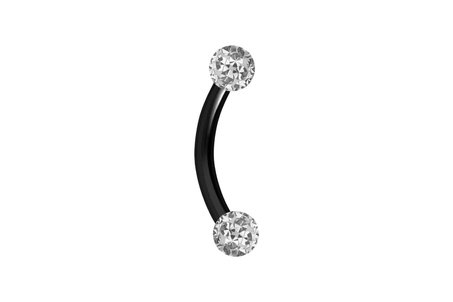 Surgical steel banana EPOXY-BALLS