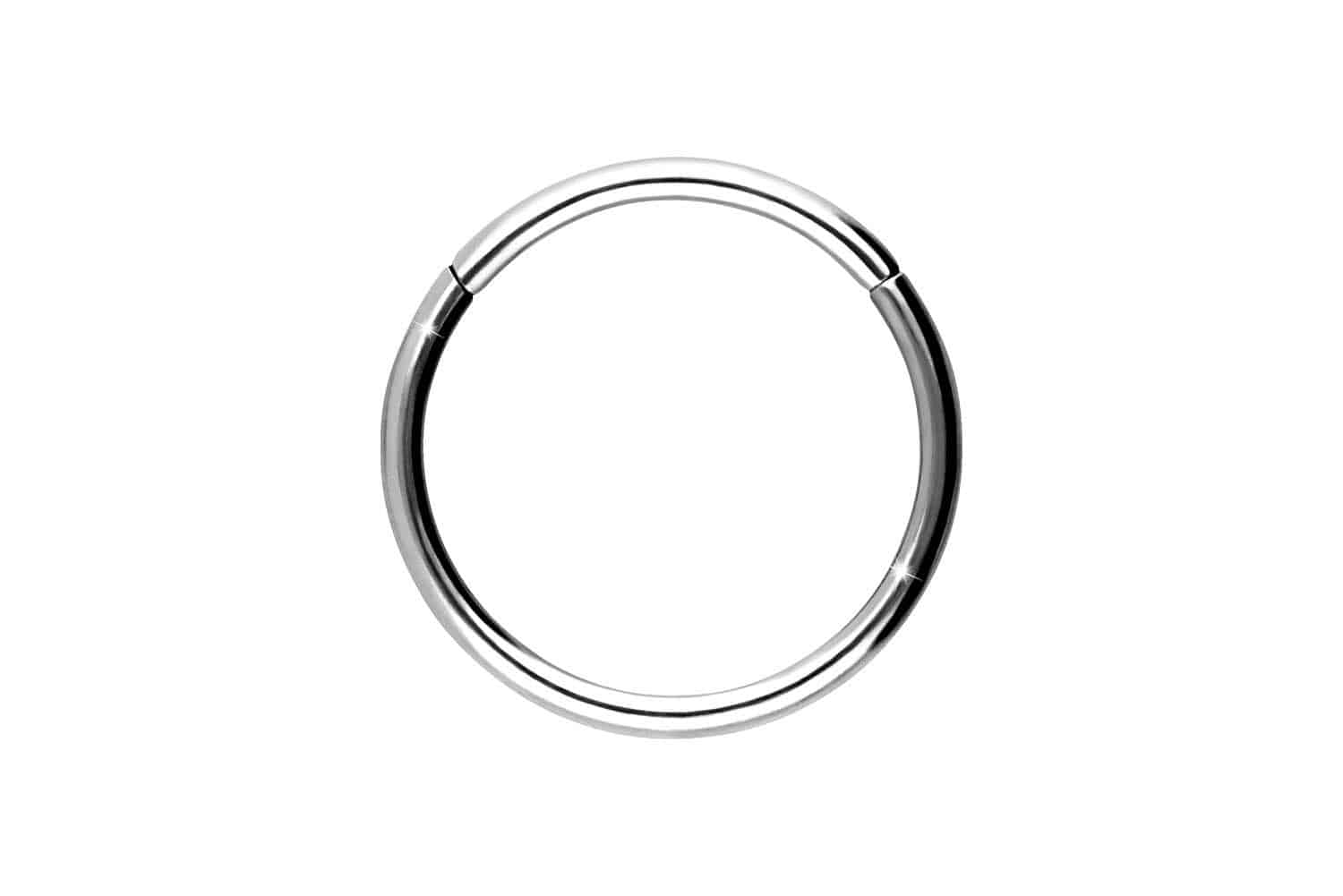 Titanium segment ring clicker