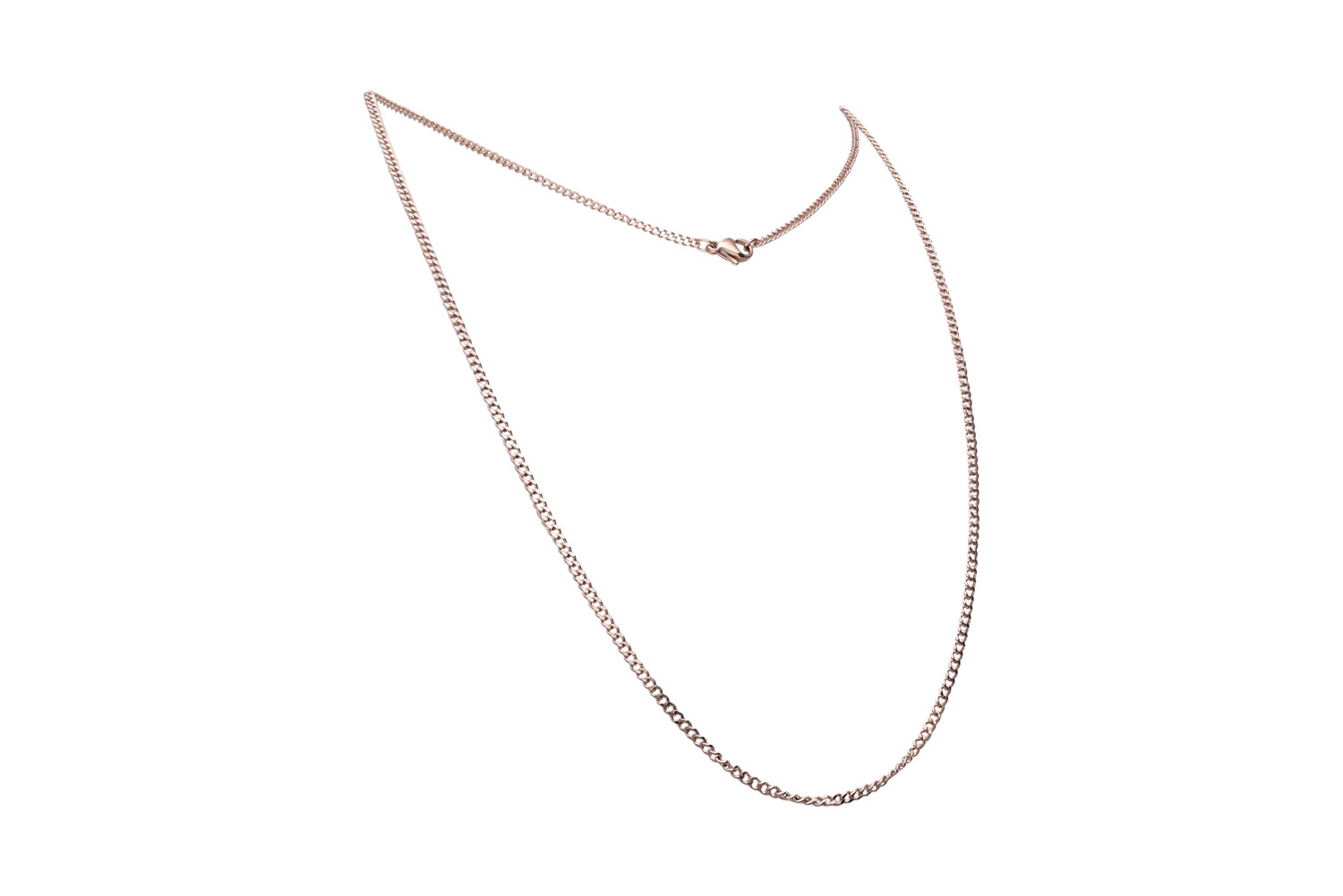 Surgical steel curb chain