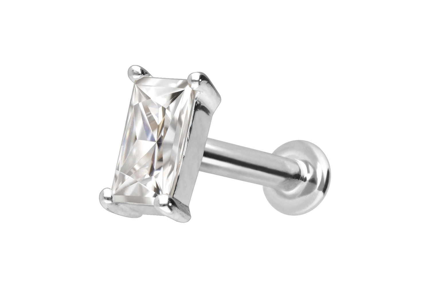 PIERCINGLINE Piercing Stecker 14 Karat Gold Labret mit Innengewinde - Bild 20 von 34