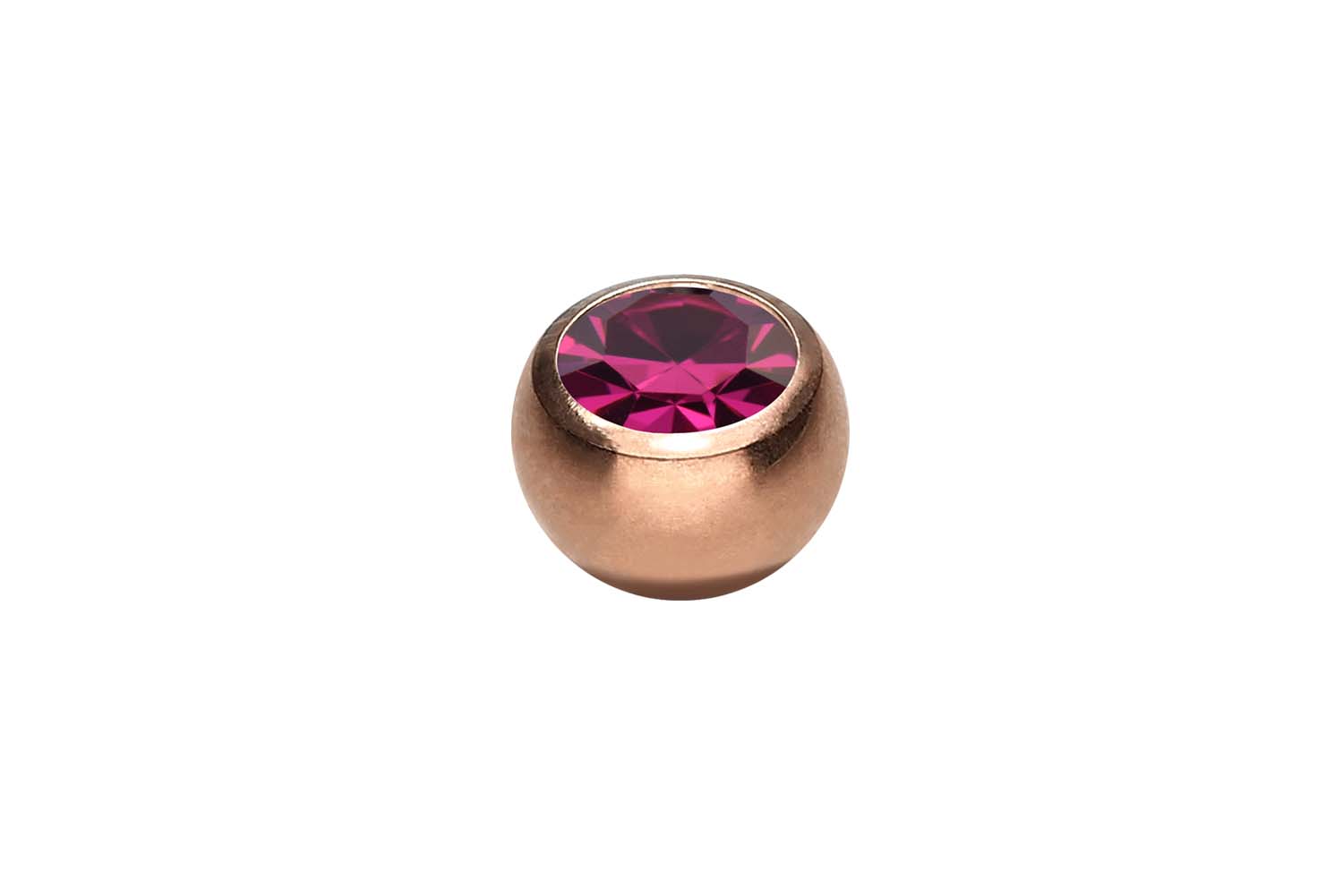 Chirurgenstahl Schraubkugel KRISTALL