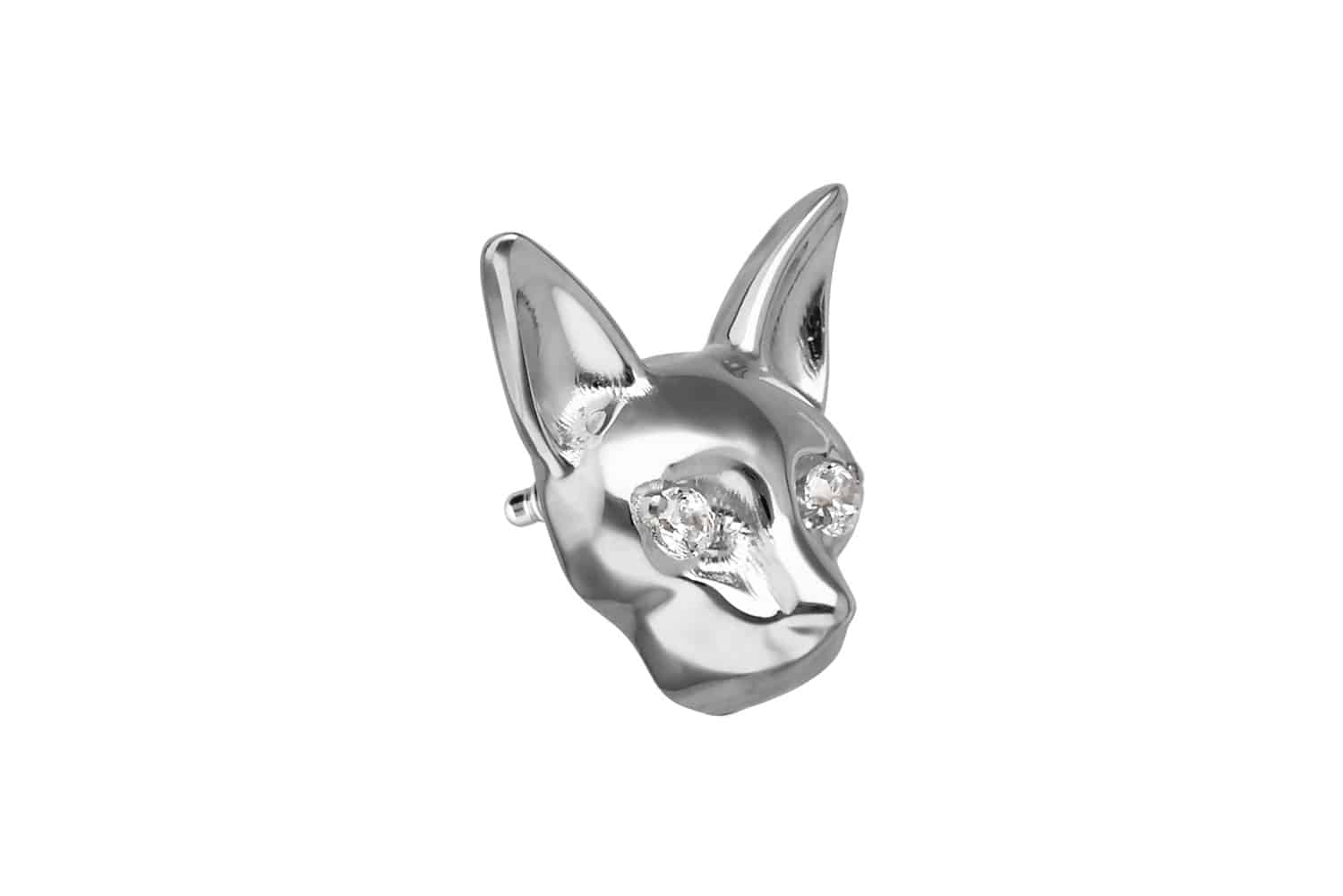 Titanium screw-in attachment with external thread CAT