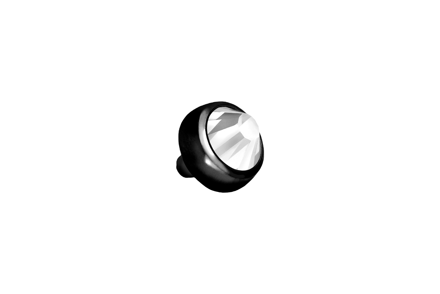 Titan Dermal Anchor Aufsatz DISC + KRISTALL