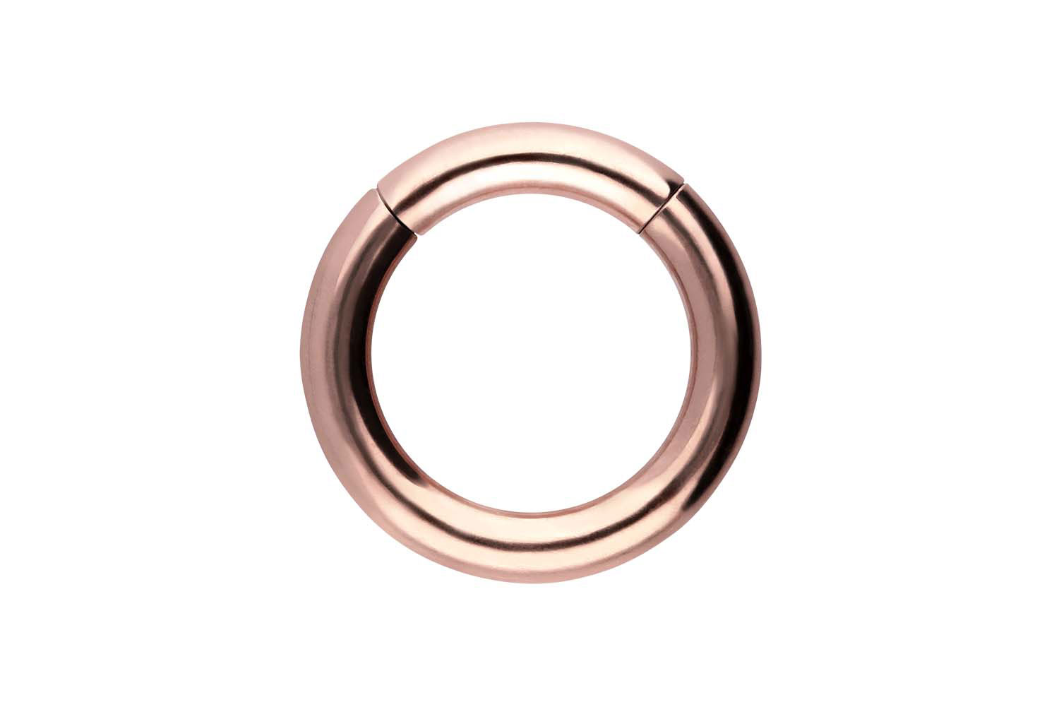 Surgical steel segment ring clicker