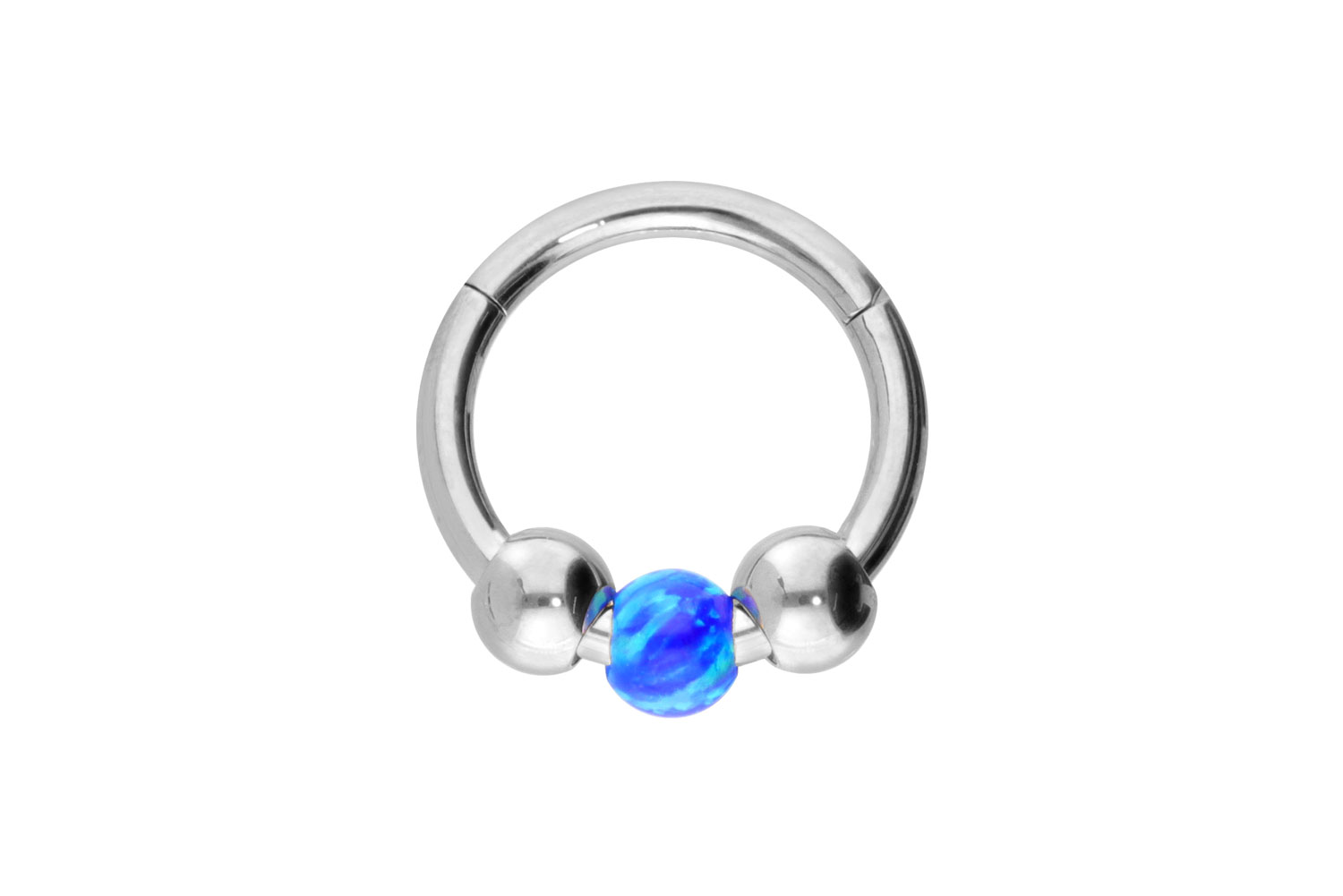 Titan Segmentring Clicker SYNTHETISCHE OPALKUGEL