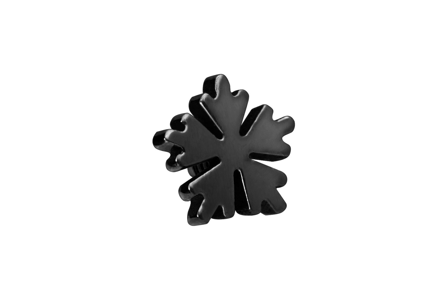 Titanium screw-in attachment SNOWFLAKE