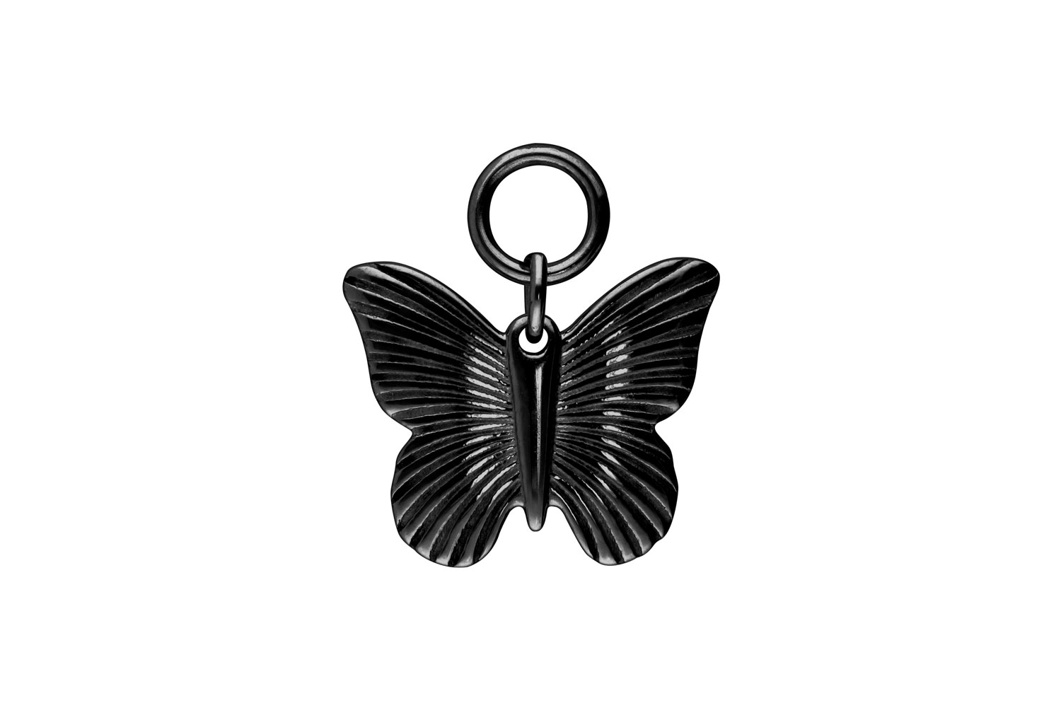 Titanium pendant for clickers BUTTERFLY