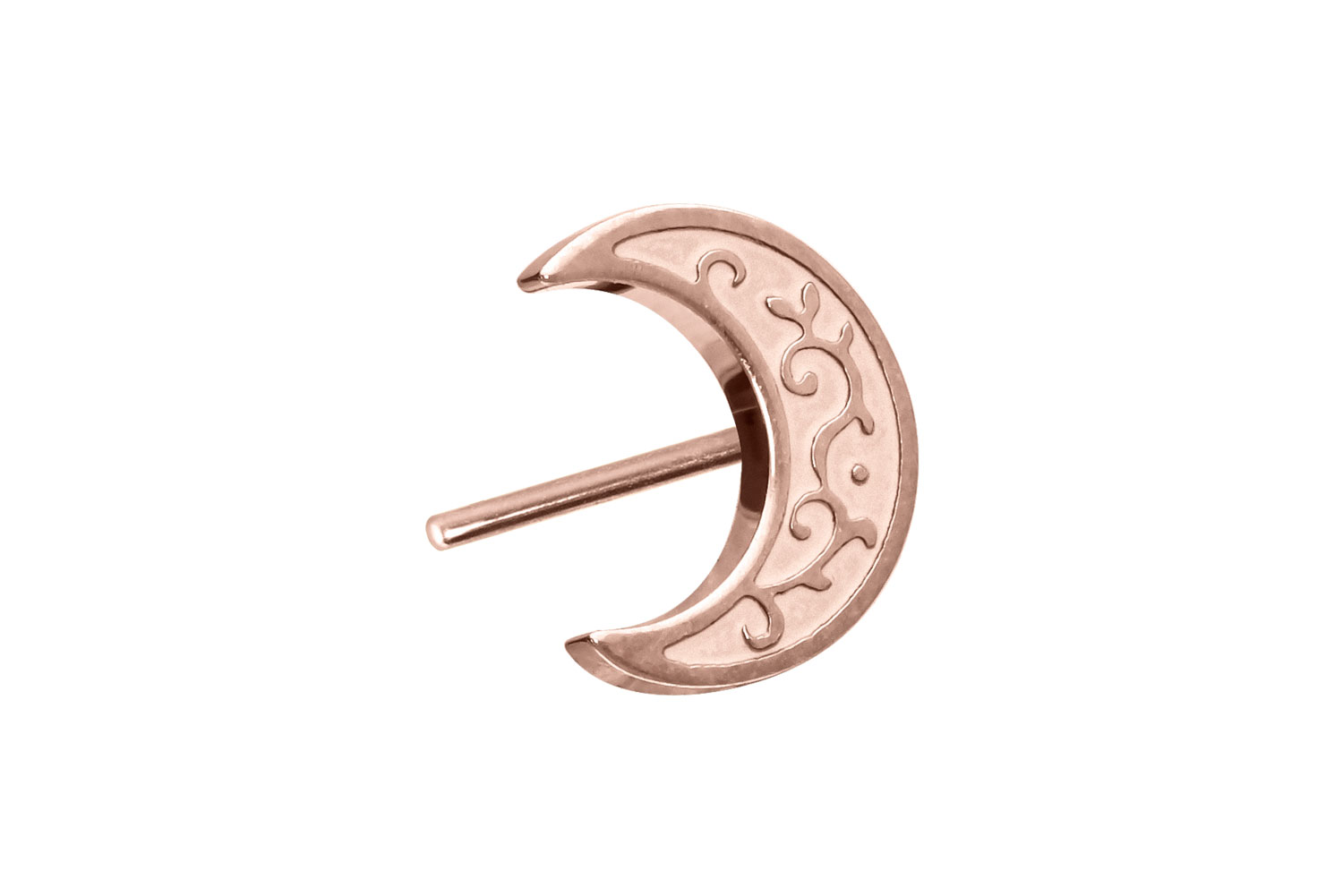 Titanium attachment with push pin MOON