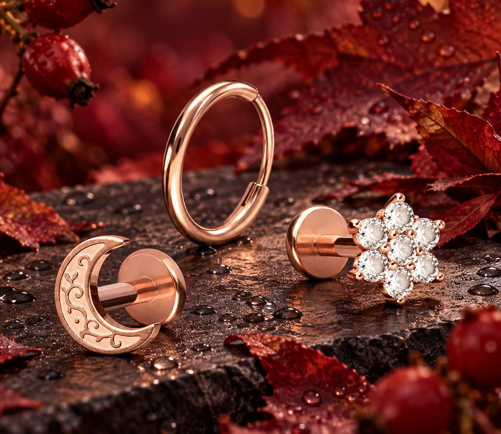 Roségoldfarben