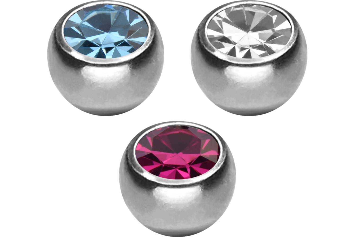 SET Titan Schraubkugel KRISTALL