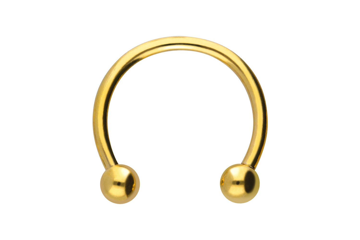 Titanium circular barbell